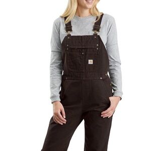 Carhartt Women's Brown and Black Jumpsuit